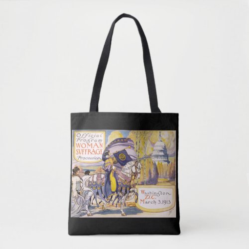 Vintage Womens Suffrage Advertisement Tote Bag