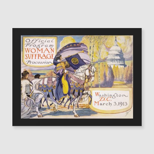 Vintage Womens Suffrage Poster