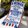 Vintage Women's Voting Rights Support Reprint Beach Towel