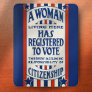Vintage Women's Voting Rights Support Reprint Door Sign