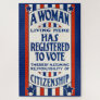 Vintage Women's Voting Rights Support Reprint Jigsaw Puzzle