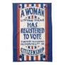 Vintage Women's Voting Rights Support Reprint Kitchen Towel