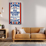 Vintage Women&#39;s Voting Rights Support Reprint Poster at Zazzle