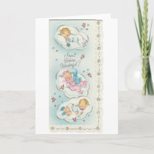 Vintage "Wonderful Babies" Card