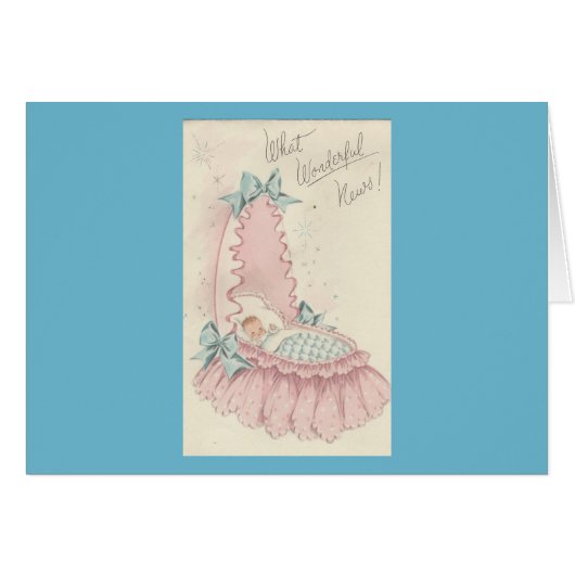 Vintage "Wonderful News" Baby (Front Horizontal)