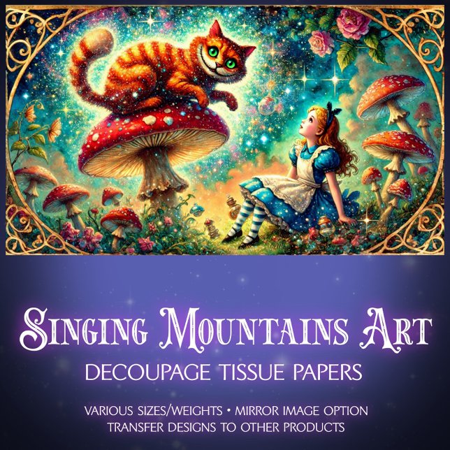 Vintage Wonderland Mushroom Moment Tissue Paper (Creator Uploaded)