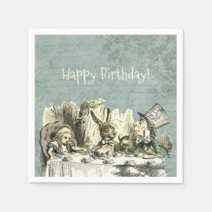 Vintage Wonderland Tea Party Napkins