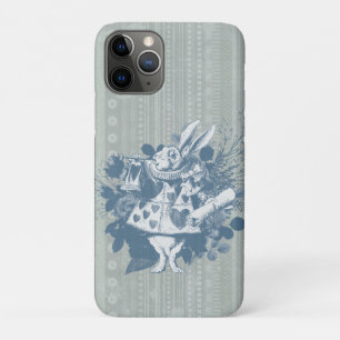 Vintage Wonderland White Rabbit Herald iPhone 11 Pro Case