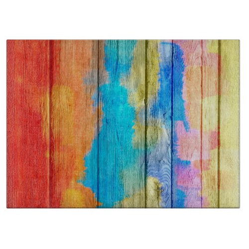 Vintage Wood Abstract 11 Cutting Board