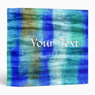 Vintage Wood Abstract Art 4 Binder
