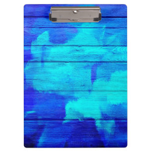 Vintage Wood Abstract Painting #5 Clipboard