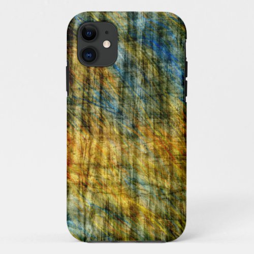 Vintage Wood Art iPhone 11 Case