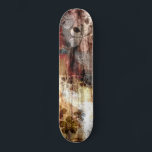 Vintage Wood Flower Abstract Art 2 Skateboard Deck<br><div class="desc">Vintage Wood Flower Abstract Art. Design is available on other products.</div>