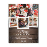 Vintage Wood & Snow | Holiday 4 Photo Card Vintage Wood & Snow | Holiday 4 Photo Card
