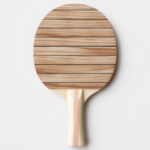 Vintage wood texture ping pong paddle