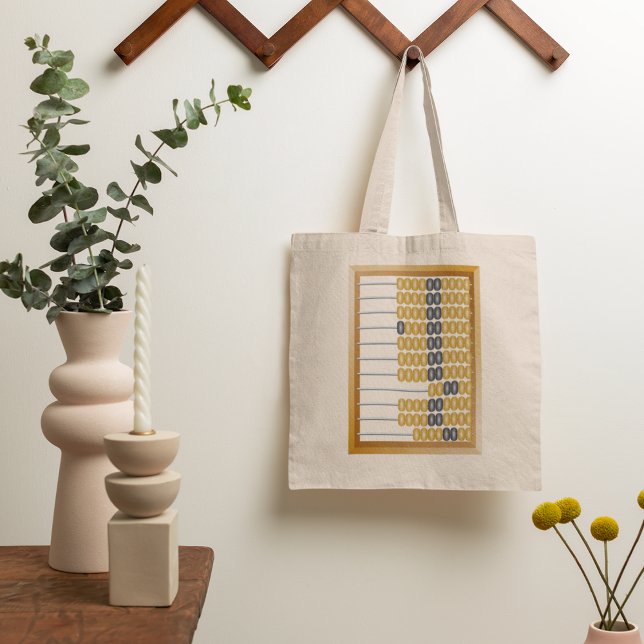 Vintage Wooden Abacus Classic Counting Tool  Tote Bag (Creator Uploaded)