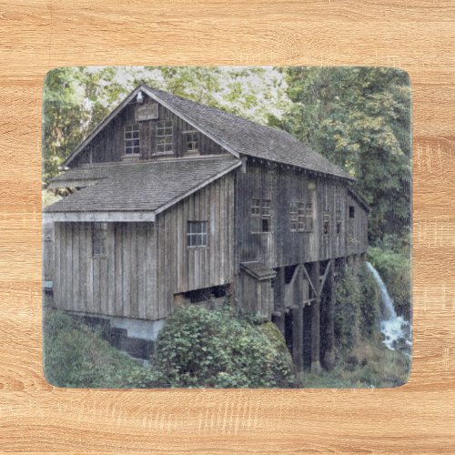 Vintage Wooden Grist Mill Cutting Board