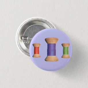 Vintage Wooden Spool Series Button