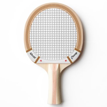 Vintage Wooden Tennis Racket Ping-Pong Paddle