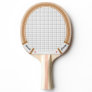 Vintage Wooden Tennis Racket Ping-Pong Paddle