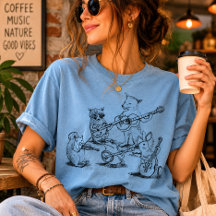 Vintage Woodland Animal Acoustic Folk Band