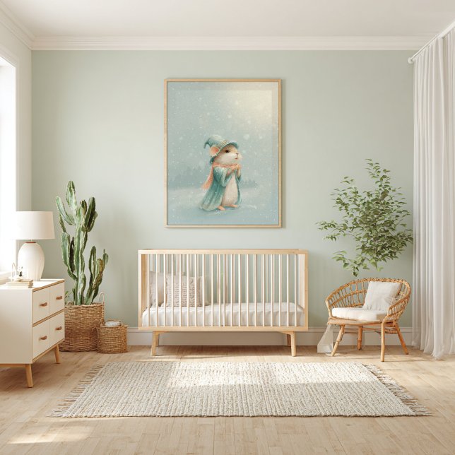 Vintage Woodland Animals Nursery Poster (Creator Uploaded)