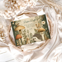 Vintage Woodland Mushroom Diapper Raffle