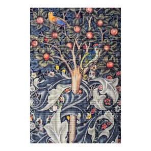 Vintage Woodpecker Floral Tapestry William Morris Poster