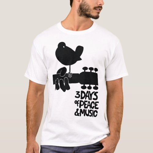 Vintage Woodstock Music Fest T_Shirt