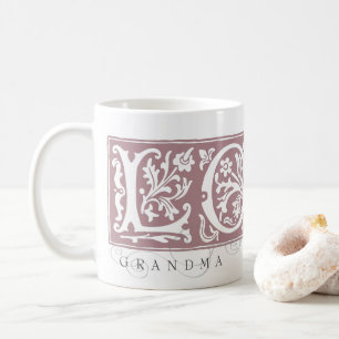 Vintage Word Art Love Grandma Coffee Mug