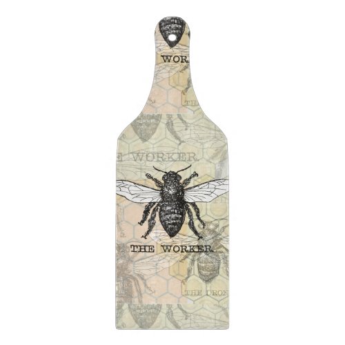 Vintage Worker Bee Illustration Art Cutting Board