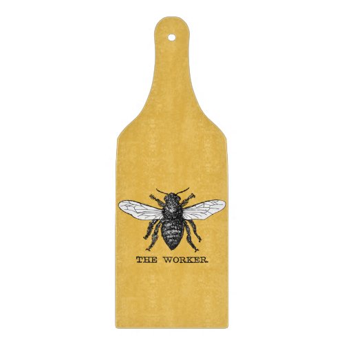 Vintage Worker Bee Illustration Art Cutting Board