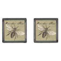 Vintage Worker Bee Insect Illustration Antique