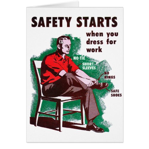 Vintage Workplace Safety How You Dress