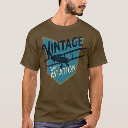 Vintage World Aviation badge T_Shirt