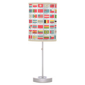 Vintage World Flags Lamp (Front)