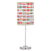 Vintage World Flags Lamp (Back)