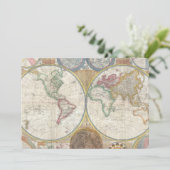 Vintage WORLD MAP (Standing Front)