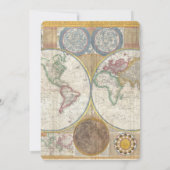 Vintage WORLD MAP (Back)