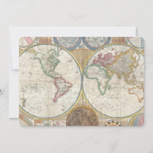 Vintage WORLD MAP (Front)