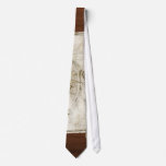 Vintage World Map And Tools Tie at Zazzle
