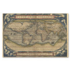 Vintage World Map Antique Atlas