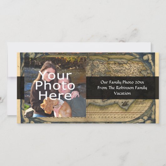 Vintage World Map Atlas Historical Design (Front)