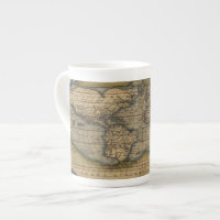 Vintage World Map Atlas Historical Design