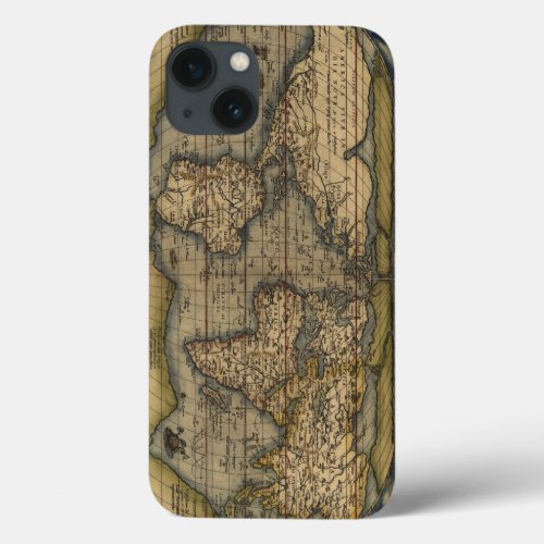 Vintage World Map Atlas Historical Design iPhone 13 Case