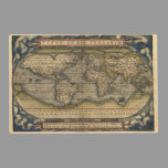 Vintage World Map Atlas Historical Design Placemat