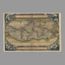 Vintage World Map Atlas Historical Design Placemat