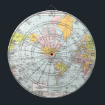 Vintage World Map Dartboard<br><div class="desc">colorful vintage world map</div>
