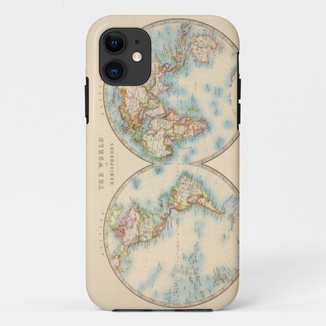 [Vintage] World Map iPhone 5/5s Case (Back)