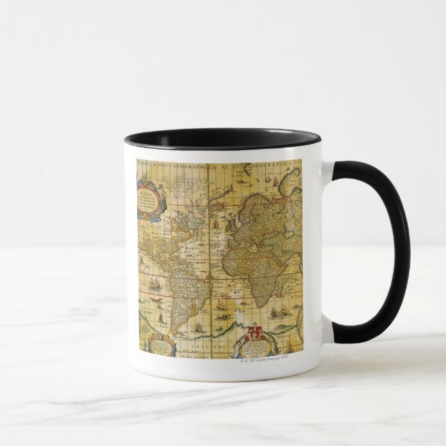 Vintage World Map Mug (Right)